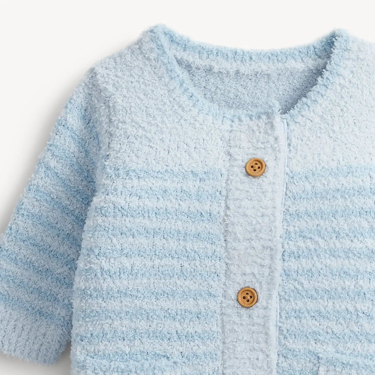 Magnetic Me Chenille Blue Sweater Romper