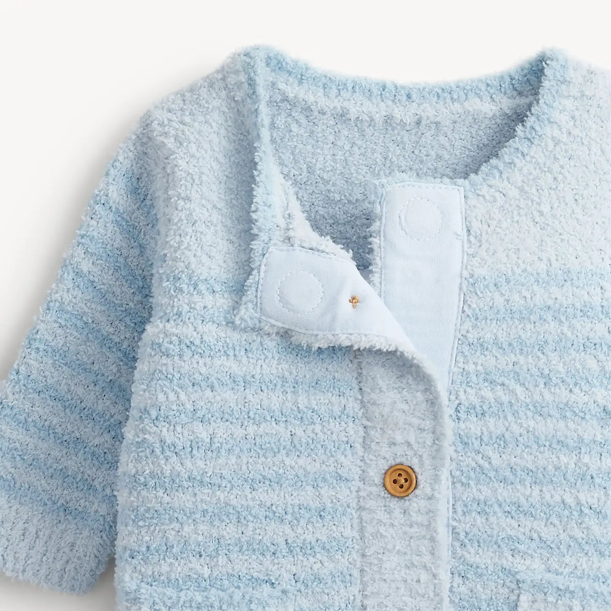 Magnetic Me Chenille Blue Sweater Romper