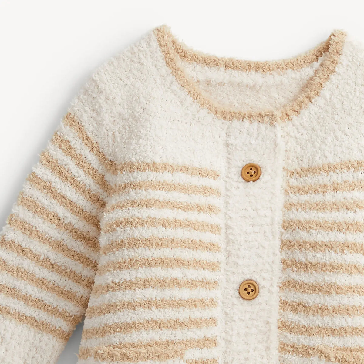 Chenille Sweater Romper - Cream