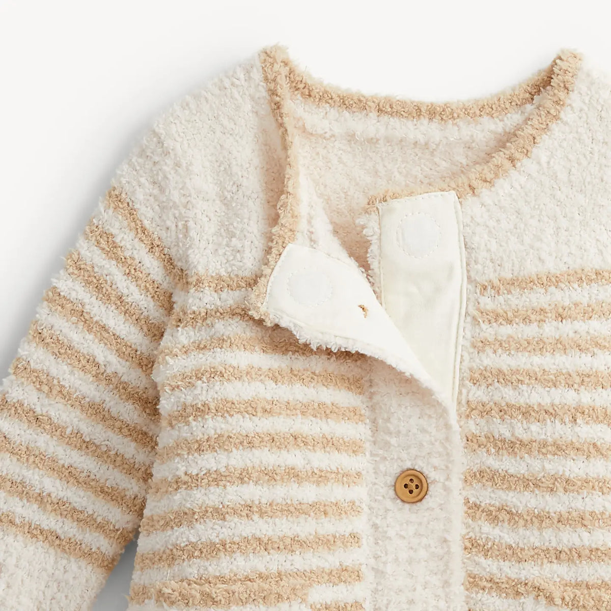 Chenille Sweater Romper - Cream