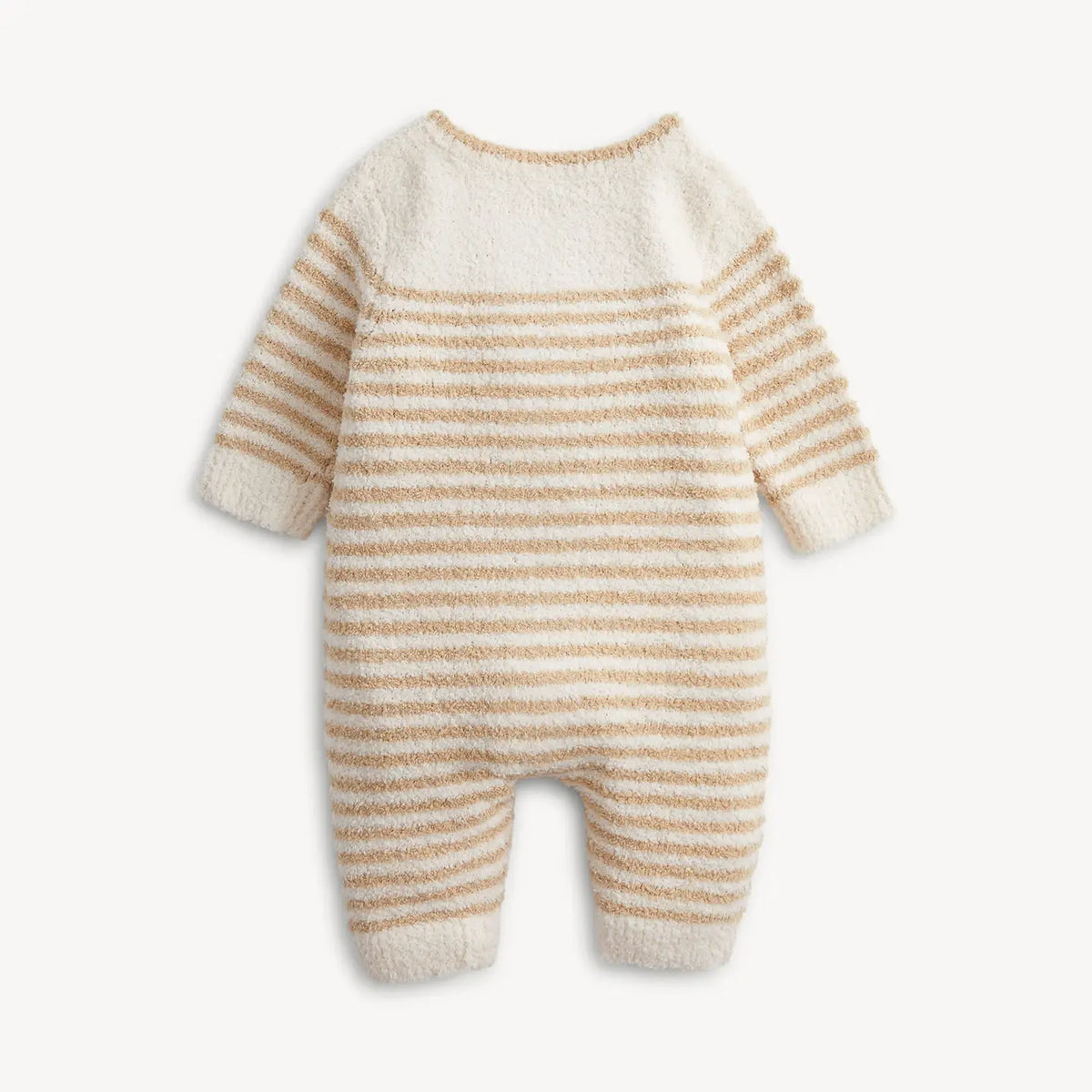 Chenille Sweater Romper - Cream