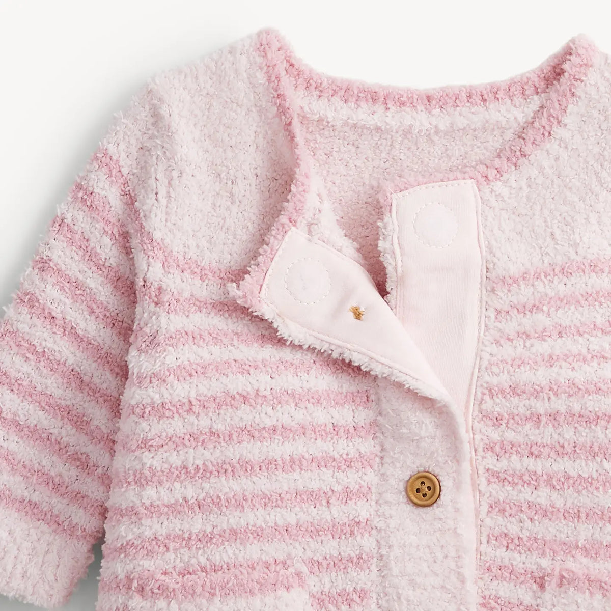 Magnetic Me Chenille Pink Sweater Romper