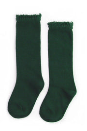 Little Stocking Co. Forest Lace Top Knee High Socks