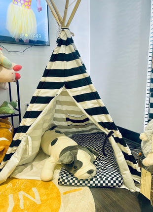Black and White Stripe Teepee Package
