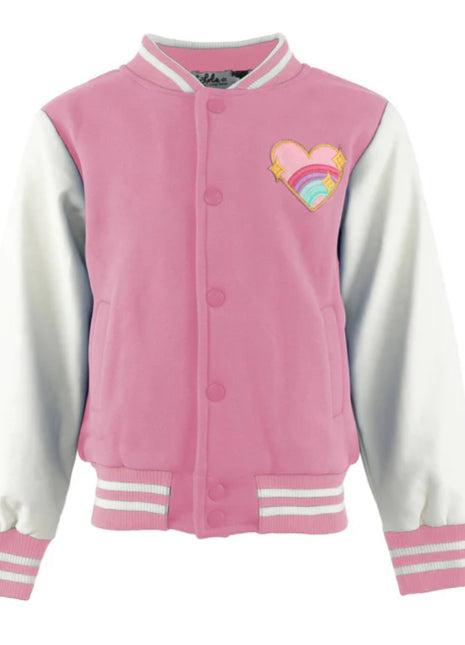 Lola the Boys Varsity Patch Bomber Jacket