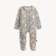 Flora Magnetic Ruffle Footie