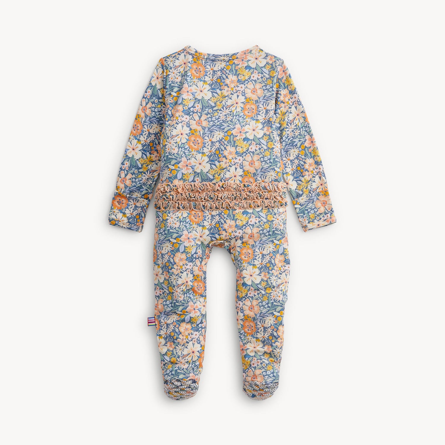 Flora Magnetic Ruffle Footie