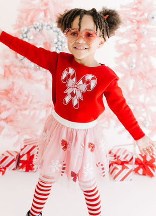 Candy Cane Patch Sweatshirt