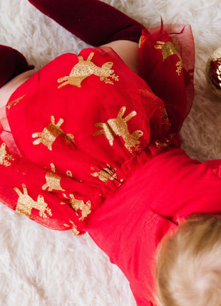 Reindeer Long Sleeve Tutu