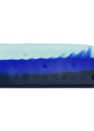 IScream Ocean Waves Charmed Jelly Pencil Case Back without Charms