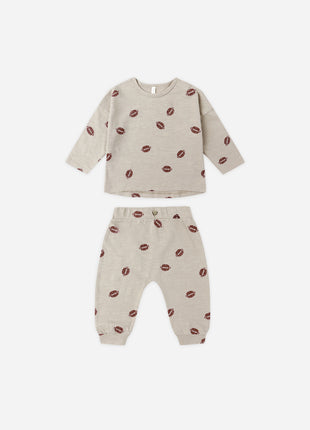 Rylee + Cru Tee + Pant Set || Footballs