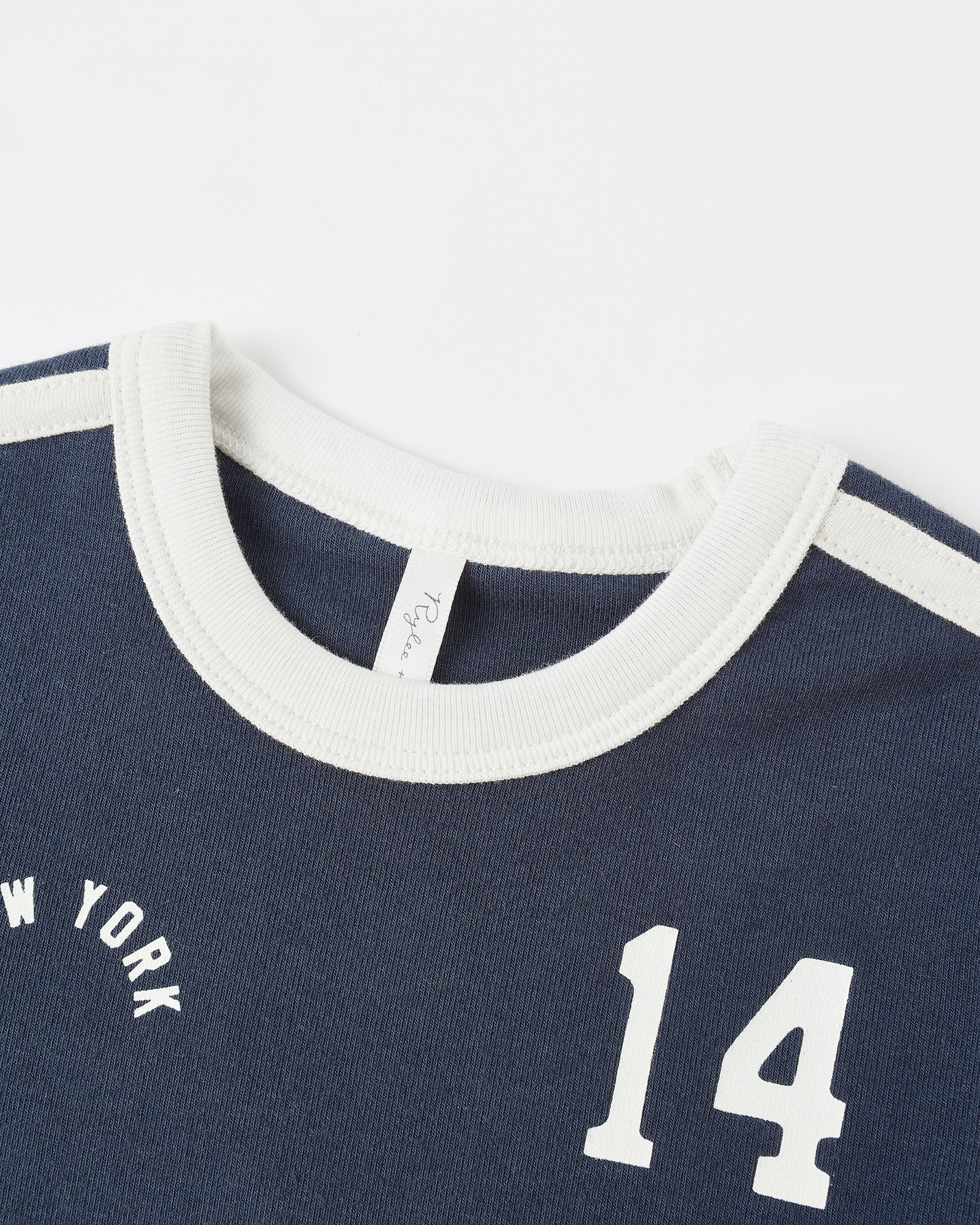 Rylee + Cru Baby Tee || Navy Details 