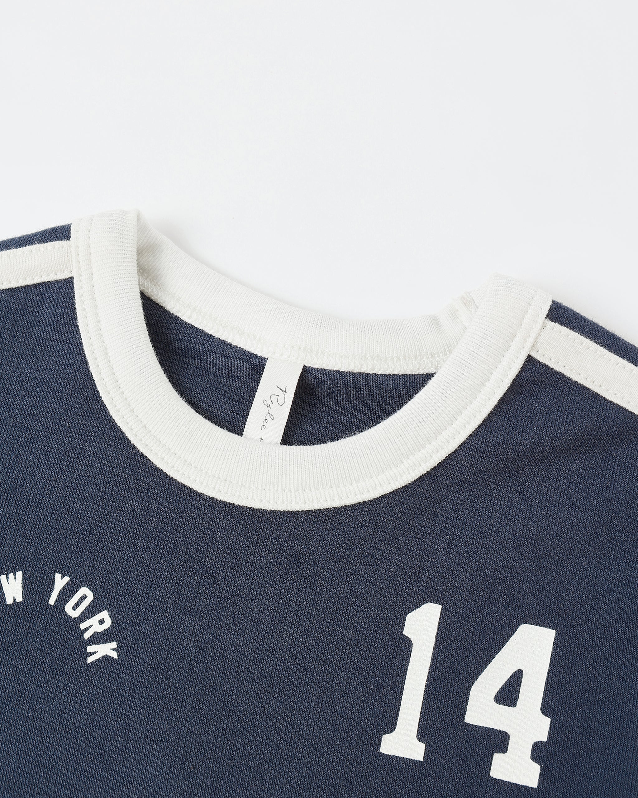 Rylee + Cru Baby Tee || Navy Details 