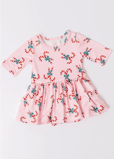 Candy Cane Cutie Twirl Bodysuit