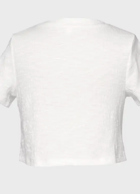 Flower Graphic Crop Tee