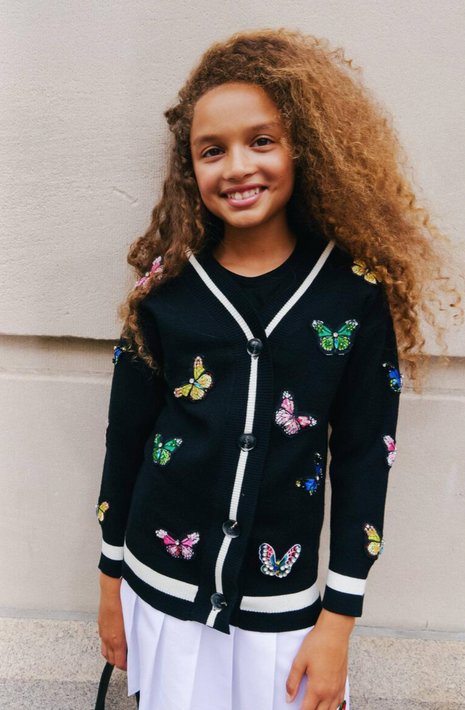 Butterfly Patch Cardigan