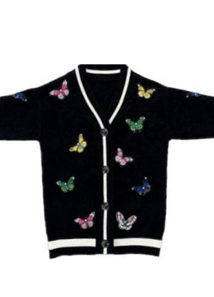 Butterfly Patch Cardigan