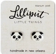 Lilliput Little Things Panda Earrings