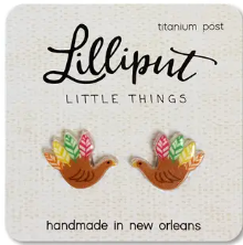 Lilliput Little Things Turkey Hand Earrings