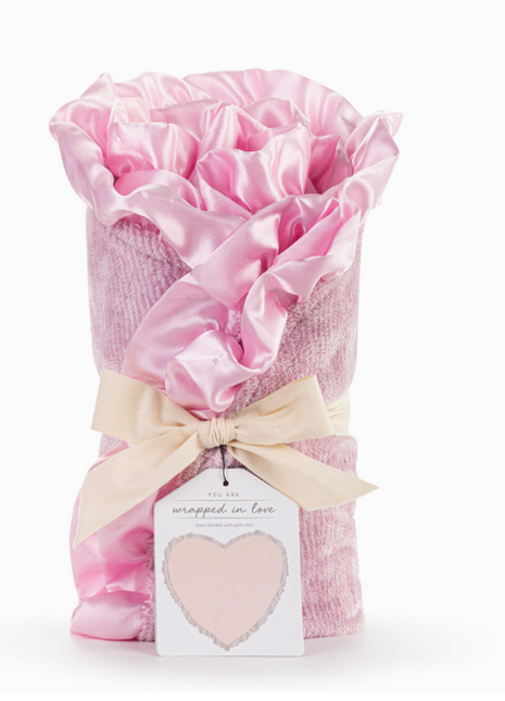Wrapped in Love Blanket- Pink