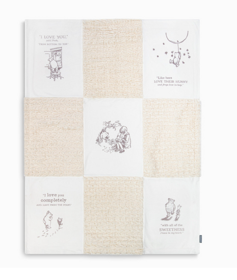 Demdaco All The Sweetness Blanket- Neutral