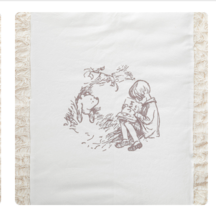 Demdaco All The Sweetness Blanket- Neutral Photo Square
