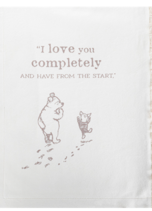 Demdaco All The Sweetness Blanket- Neutral Quote Square