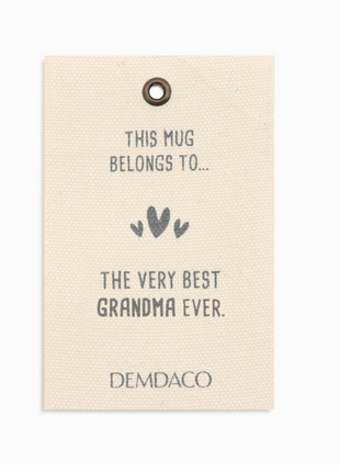 Demdaco The Very Best Grandma Mug Tag