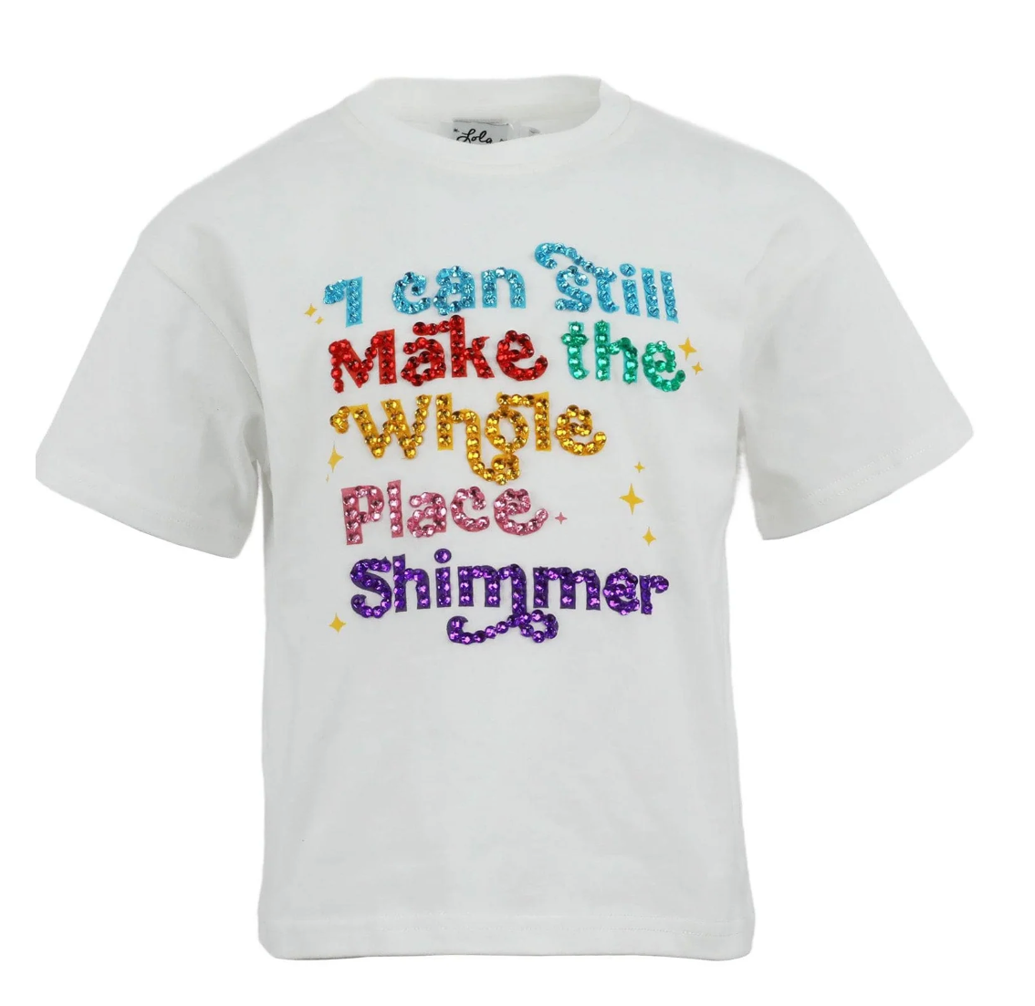 Shimmer Rainbow Gem Crystal T-Shirt