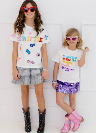 Shimmer Rainbow Gem Crystal T-Shirt