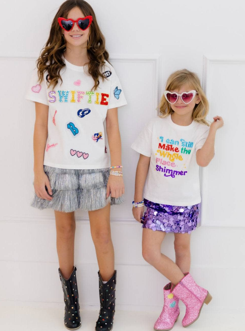 Shimmer Rainbow Gem Crystal T-Shirt