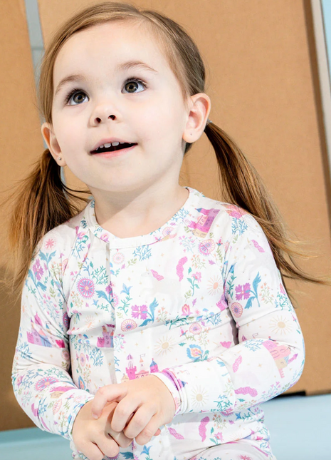 Model Wearing Magnetic Me Tail Of Magic Magnetic Convertible Coverall