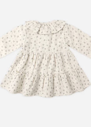 Ruffle Collar Button Dress || Bluebell