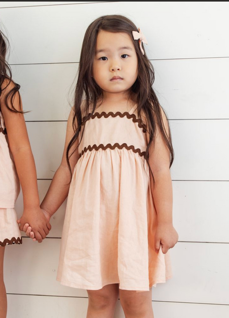 Ric Rac Dress || Blush