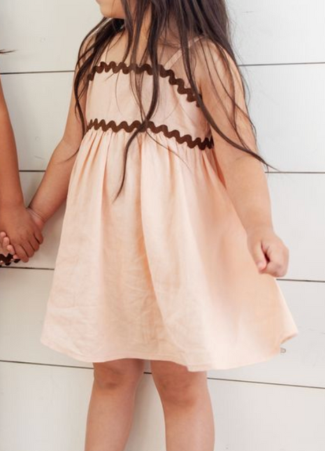 Ric Rac Dress || Blush