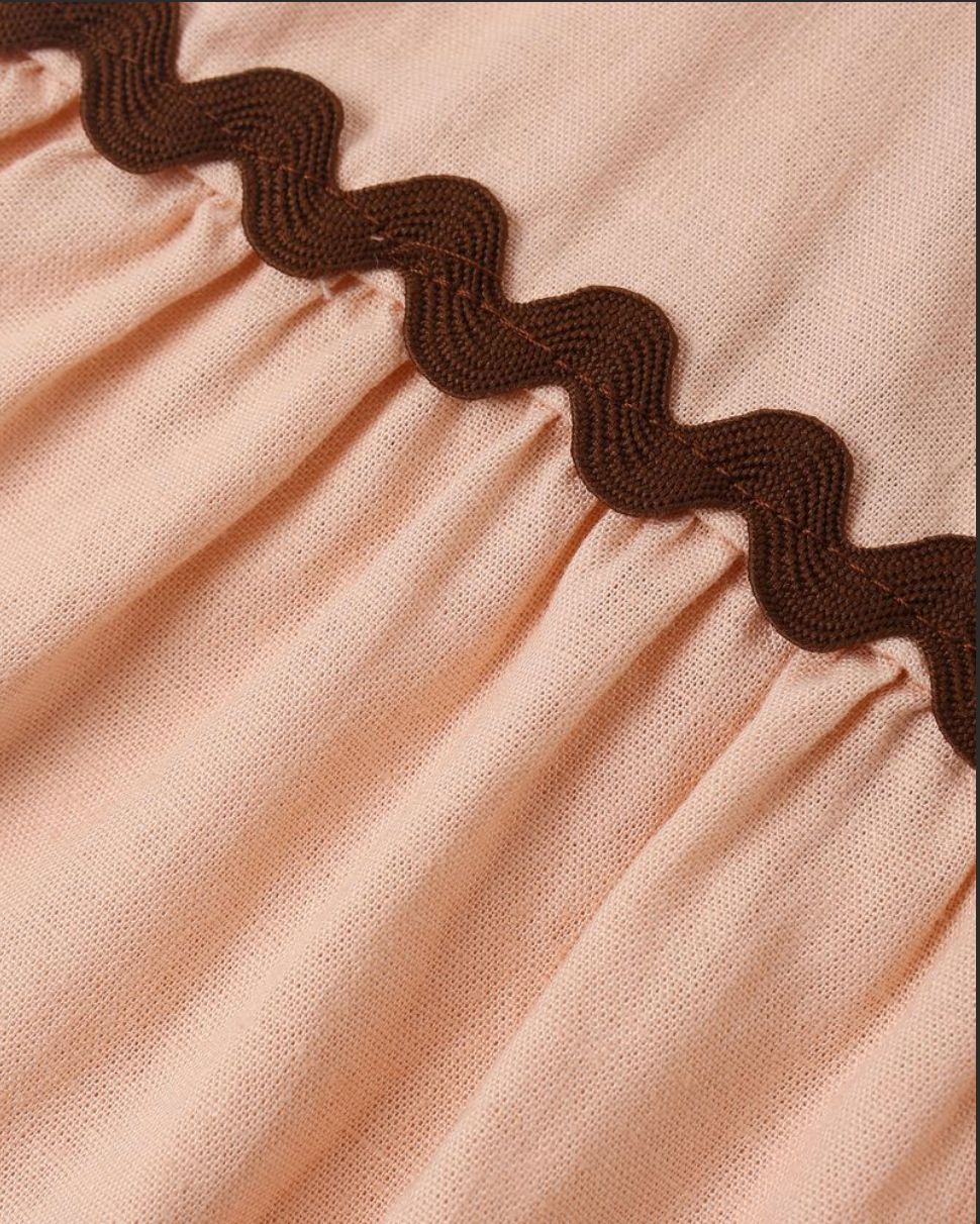 Rylee & Cru Ric Rac Dress || Blush Details