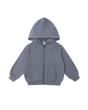 Rylee & Cru Zip Raglan Hoodie || Marine
