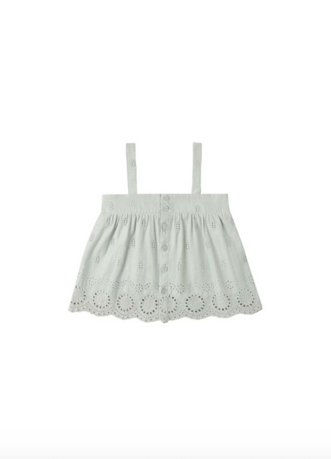 Rose Mini Skirt || Seafoam