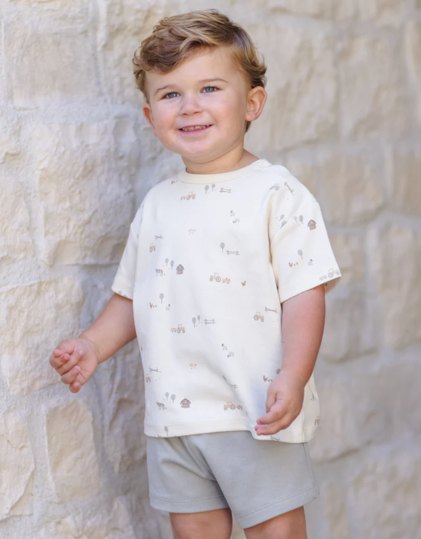 Boxy Tee  || Farm