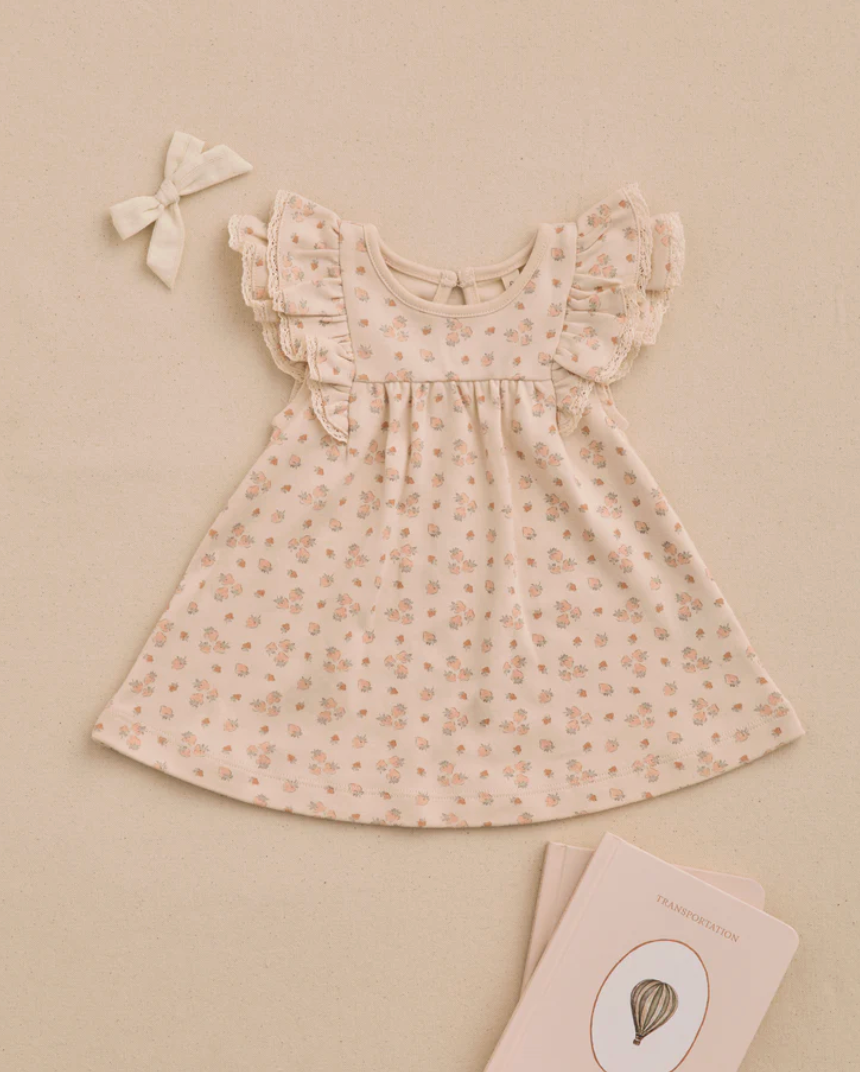 Flutter Dress ||  Strawberries