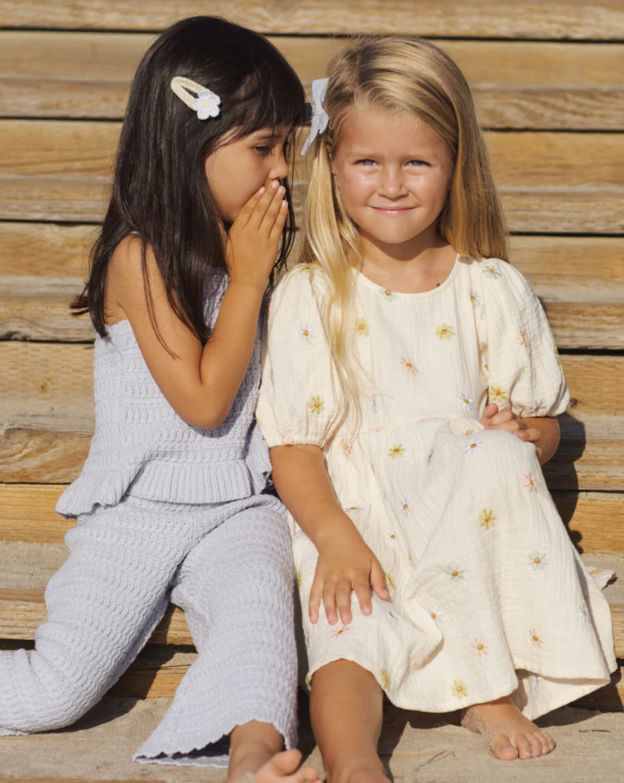 Marley Dress || Embroidered Daisies