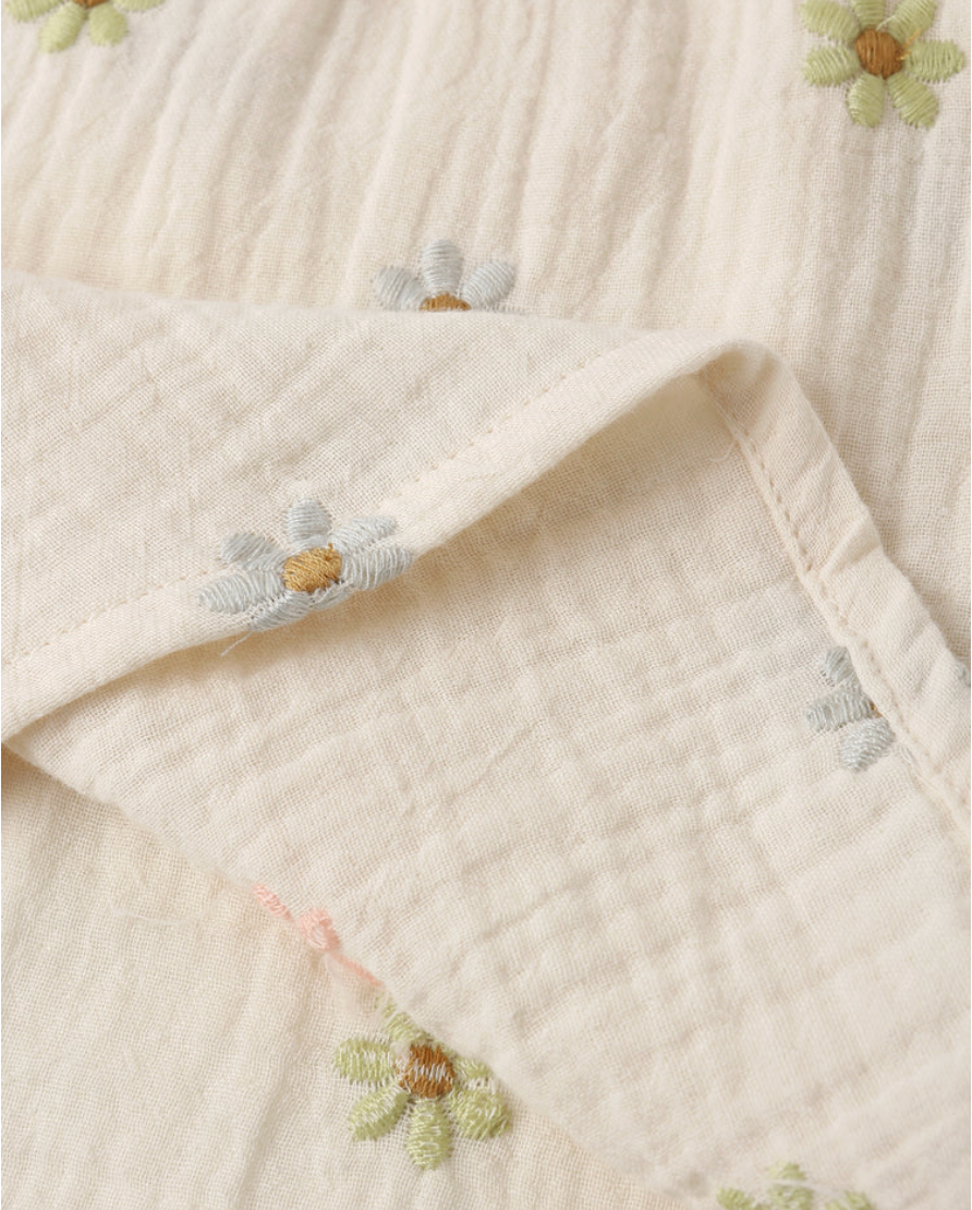 Marley Dress || Embroidered Daisies