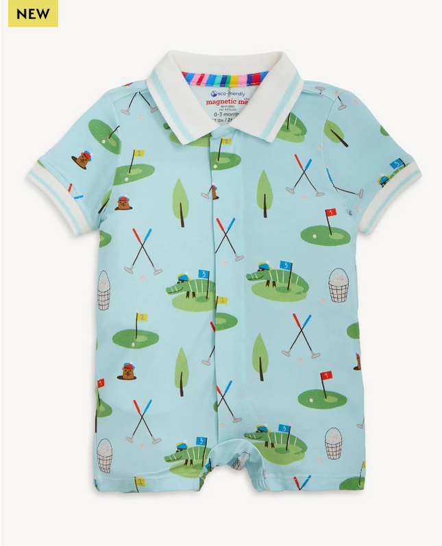 Gopher It Magnetic Polo Romper