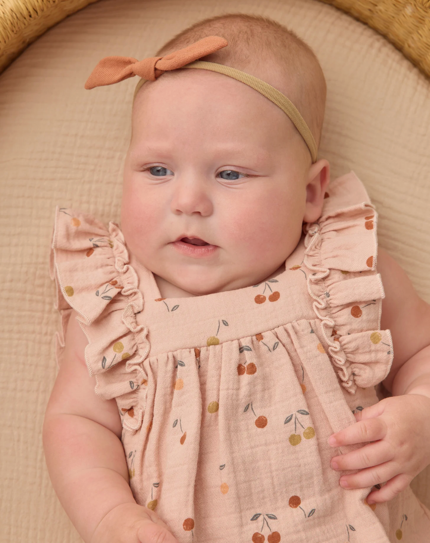 Maya Romper || Cherries