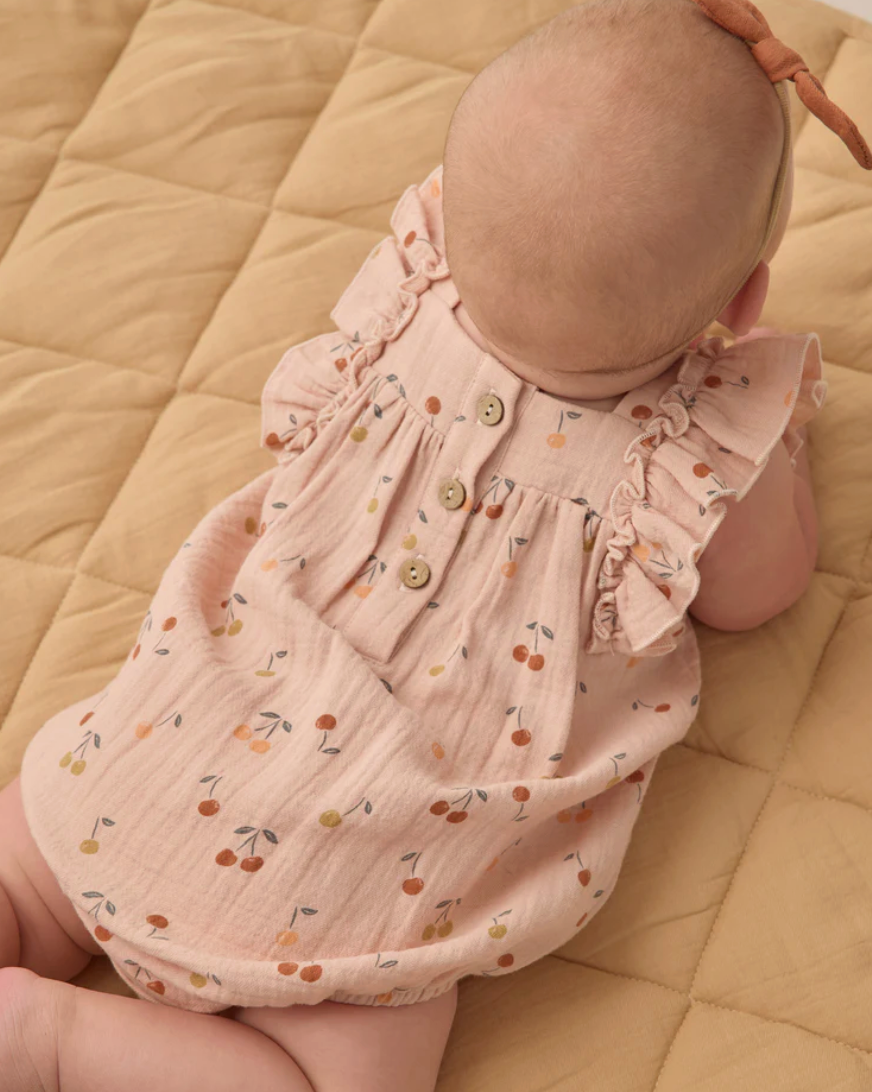 Maya Romper || Cherries