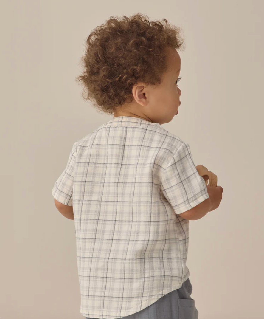 Jaxson Shirt  || Blue Plaid