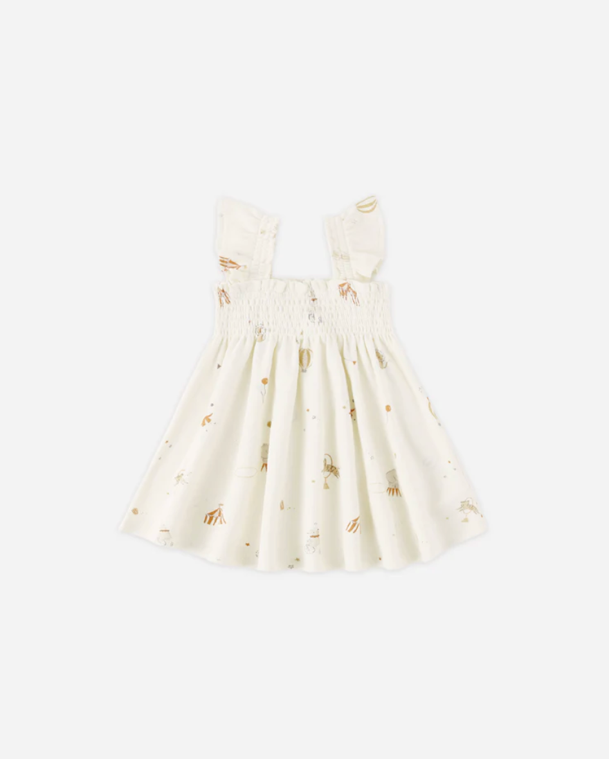 Smocked Jersey Dress || Carnival