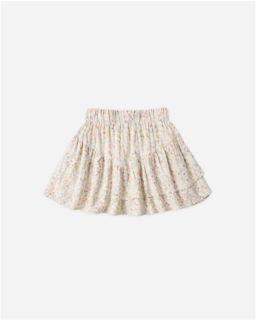 Tiered Mini Skirt|| Summer Garden