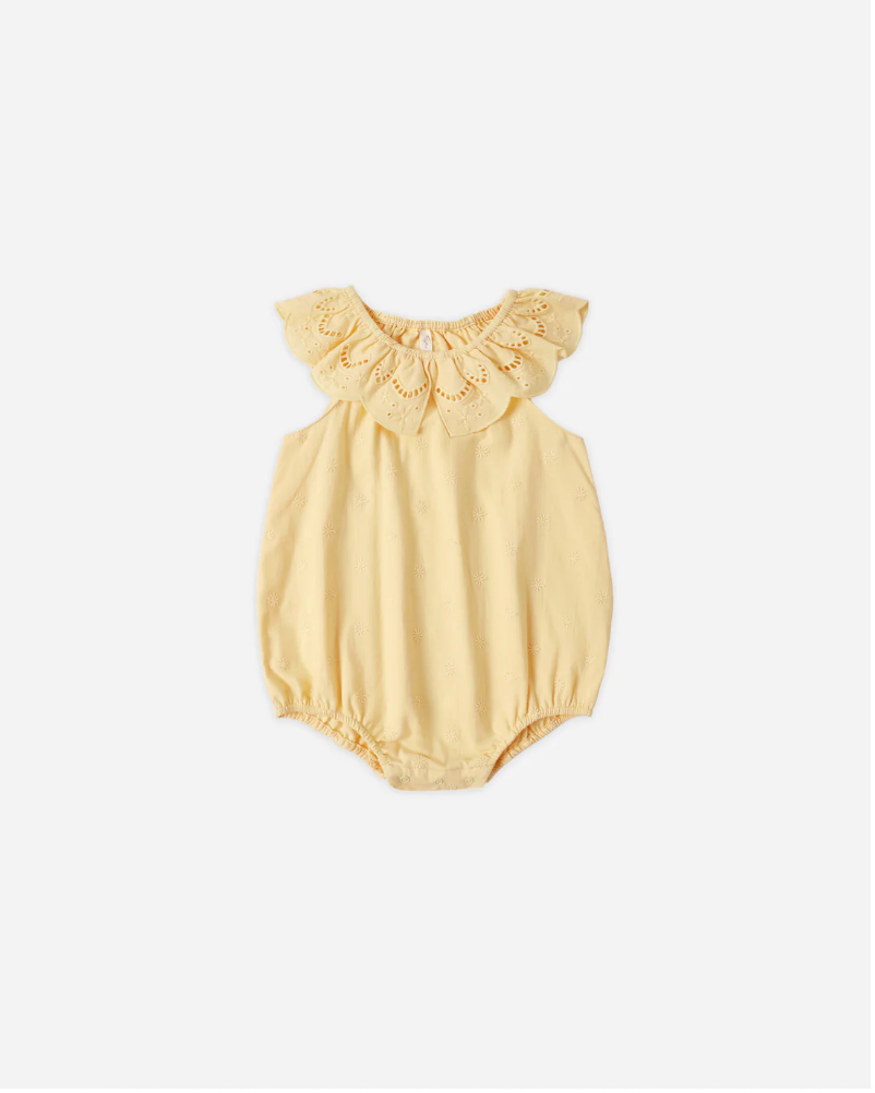 Myla Romper || Lemon