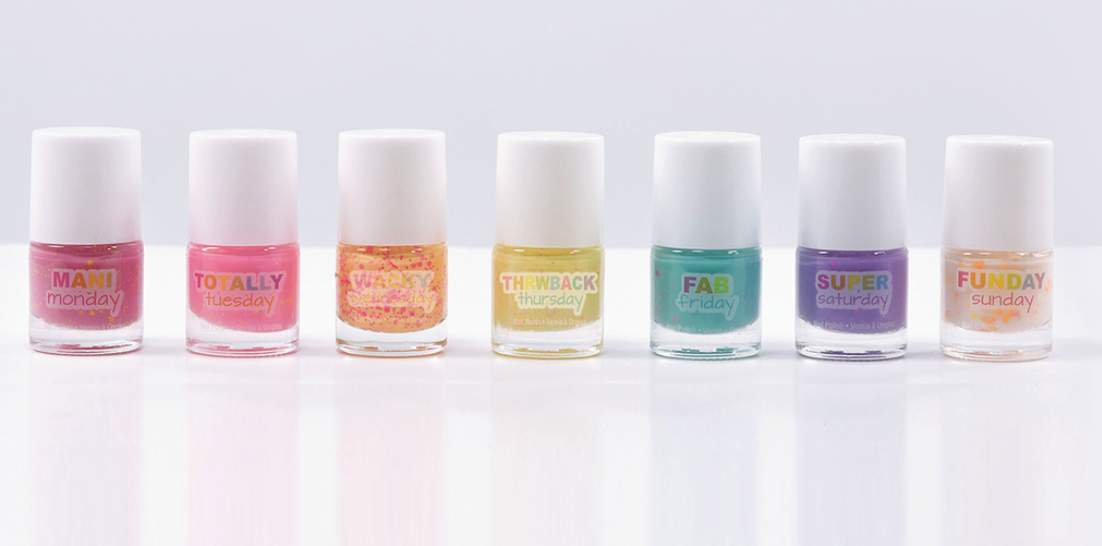 Iscream Days of the Week Nail Polish Set